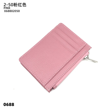 Double-sided Driver's License Multi-card Slot Genuine Leather Zipper Card Bag Top Layer Cowhide Men's Thickened Light Luxury Women's Small Coin Purse Case