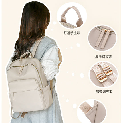Cross-Border Backpack for Women 2026 New Model for Middle and High School Students, College Students, Laptop Bag, Large Capacity, Lightweight Travel Backpack