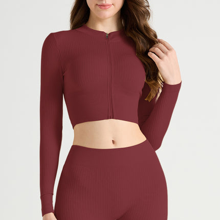 Cross-Border Threaded Yoga Clothing Sports Suit, High-End Women's Wearable Seamless Training Quick-Drying Running Fitness Clothing