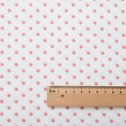 160cm Wide 40-Count Pure Cotton Fabric Baby Bed Sheets Fabric Twill Cotton Handmade DIY Colorful Water Jade Polka Dots