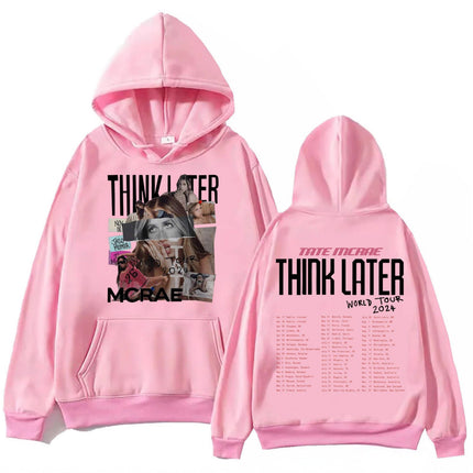 Tate Mcrae the Think Later World Tour 2024 Tour Hoodie Haraj