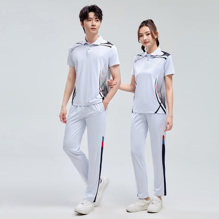 Chinese Team Summer Square Dance Leisure Sports suit Short-sleeved Trousers Men's and Women's Sports Class Clothes Group Clothing