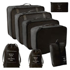 Black cuff eight-piece set [seven-piece set of small bundle pocket]]