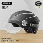 Large size [new national standard class a 3c] - matte black - single lens - [transparent short lens]