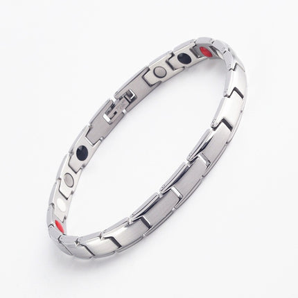 Temu Cross-Border Detachable Magnetic Bracelet European and American Fashion Unisex Couple Magnetic Bracelet Adjustable Watch Chain