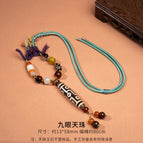 Seven eyes dzi beads