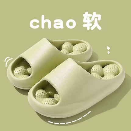 Summer Women's Non-Slip Massage Bottom Indoor Leaking Bathroom Home Slippers Design Sandals Men's Wholesale