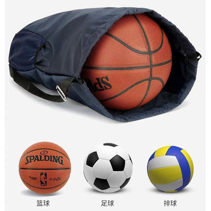 Wet and Dry Separation Swimming Bag Basketball Football Shoe Backpack Drawstring Portable Backpack Men's Sports Storage Bag