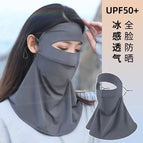 One size fits all / [nylon mask full face long style] dark gray