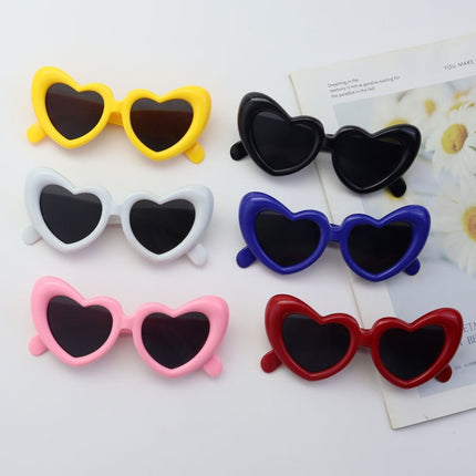 Funny and Interesting Inflatable Cute Square Heart Sunglasses for Women Ins Popular Trendy Street Style Sunglasses