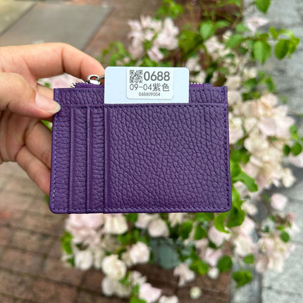 Double-sided Driver's License Multi-card Slot Genuine Leather Zipper Card Bag Top Layer Cowhide Men's Thickened Light Luxury Women's Small Coin Purse Case