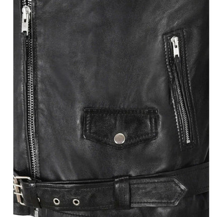 2025 New Popular Foreign Trade Men's Leather Jacket Leather Vest Men's Motorcycle Jacket Pu Vest Men's Style