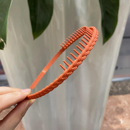 Headband for Women in Summer, Anti-Slip Special Headband for Face Washing, Toothed Hairpin, 2025 New Style Hairpin, Hair Bundle Headwear
