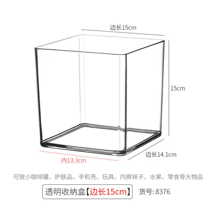 Exquisite Square Flip-Top Transparent Candy Box Food-Grade Wedding Candy Gift Packaging Acrylic Plastic Box
