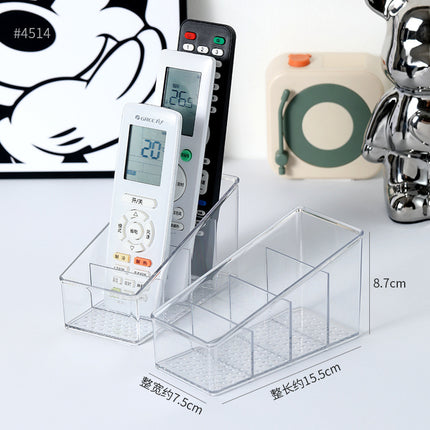 Desktop Remote Control Storage Box Plastic Sundry Basket Office Cosmetics Storage Box Multi-Functional Storage Box
