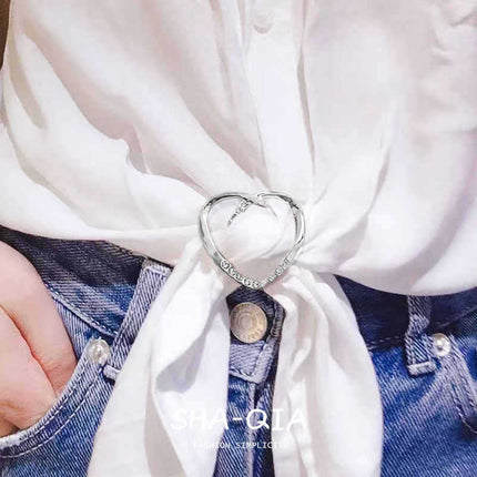 High-End Dress with Knotted Buttons, Coat Belt, Scarf Buckle, Shirt Hem, T-Shirt Waist-Cinching Tool