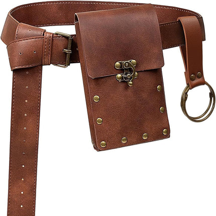 Amazon Hot Selling Steampunk Phone Bag Medieval Renaissance Role Playing Accessories Sport Fanny Pack