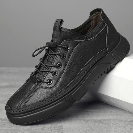 2026 Spring/Summer New Casual Leather Shoes Men's Genuine Leather Sneakers Trendy Fashion Sports Men's Shoes Wholesale
