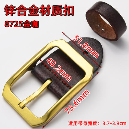 Men's Belt Buckle Pin Buckle Belt Buckle Head Waist Trousers Belt Buckle Head Leather Belt Belt Buckle Fittings
