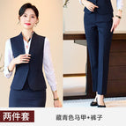 Navy blue vest + b25 navy blue pants / S