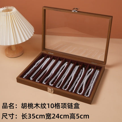 Dustproof Large Capacity Necklace Storage Box Snake Bone Chain Jewelry Box Bracelet Bracelet Jewelry Jewelry Display Box Necklace Box