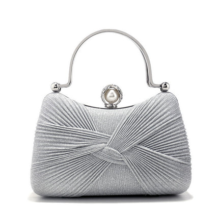 Cross-Border Popular Exquisite Evening Bags, Hand-Held, Fashionable and Versatile, Suitable for European and American Socialites, Elegant for Proms and Wedding Dresses