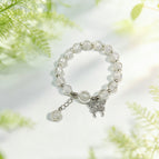 J09 point diamond white butterfly bracelet