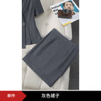 Gray skirt / S