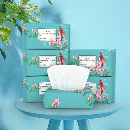 Wholesale Disposable Face Towels with Chinese Style, Hanging Pull-Type Cotton Soft Towels, Thickened Face Towels, Hanging Cleansing Towels, Face Towels