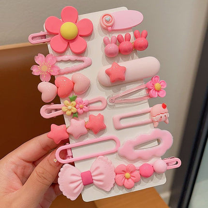 Children's Hairpin Headdress Girl's Bangs Side Girl Cute Clip Bb New Baby Clip Hairpin Hair Accessories