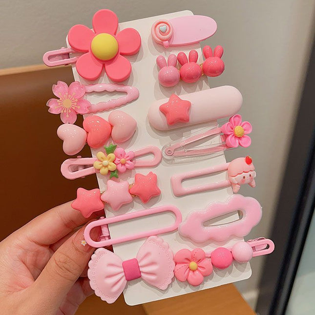 Children's Hairpin Headdress Girl's Bangs Side Girl Cute Clip Bb New Baby Clip Hairpin Hair Accessories