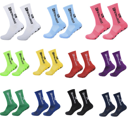 Football Socks FS Men's and Women's Training Socks Non-slip Football Professional Thickened Towel Bottom Long Socks Short Socks