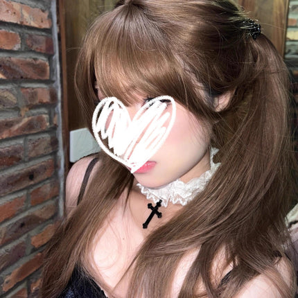Cross Lace Collar Female Sweet Cool Spice Choker Neck Ring Neck Chain Sexy Neck Ring Neck Strap Clavicle Chain