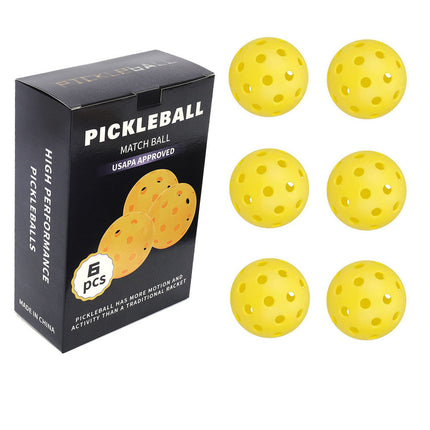Cross-border hot-selling peak ball 40 hole ball hole ball pickleballs74mm roll injection luminous ball color box