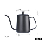 Hand brewing kettle 400m black-1.0 thick steel