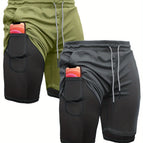 Dark Gray + Military Green / S