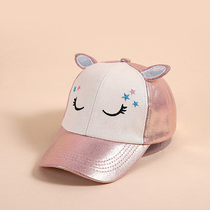 Cross-border Unicorn Children's Baseball Cap Baby Hat Spring and Autumn Festival Cross-border Foreign Trade Duck Tongue Hat