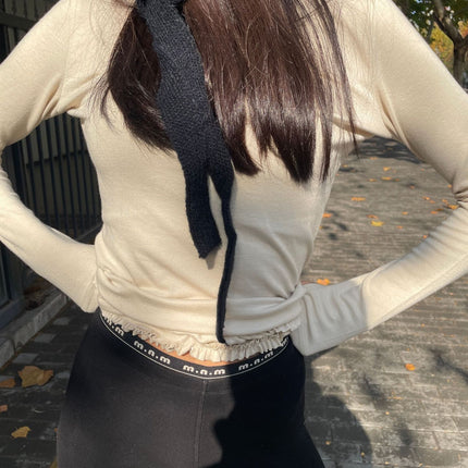 Black Slim Leggings Women's Winter fleece-lined Thickened Outer Wearing Warm Fashionable High Waist Cotton Pants