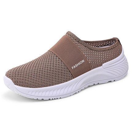 Women's Shoes, Casual Shoes, Summer Cross-Border Comfortable and Breathable Sandals, Lightweight Slip-On Slippers, Thick-Soled Versatile Shoes for Women