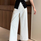White cropped pants / XS