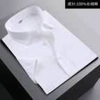 Short Sleeve-White [100% Cotton Garment Non-iron]] / 38
