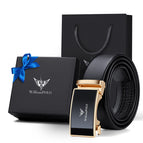 Gold leather gift box / 120cm