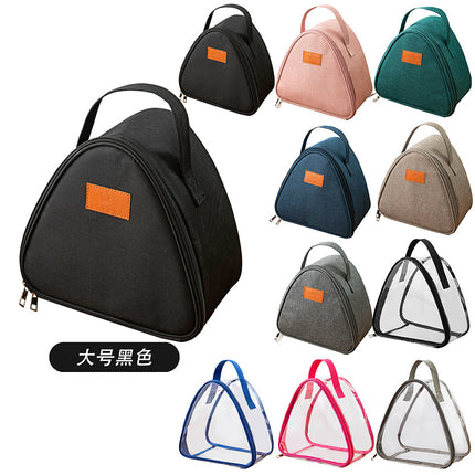 New Japanese style large rice ball insulation bag triangle lunch bag egg breakfast bag in stock wholesale insulation bag