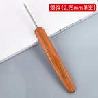 2.75mm silver hook (single)
