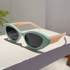 Green frame black and gray slices tea legs / Metal hinge