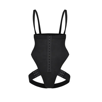 European and American Thin Tummy Control Shapewear Bodysuit Women's High-Waisted Hip-Lifting Shapewear Pants Waist Trainer Body Shaper Pants