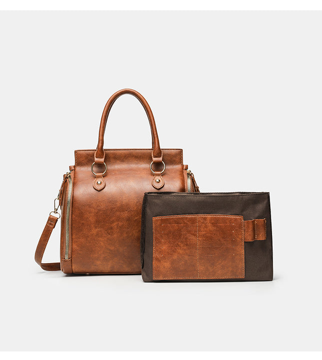 2025 New Women's Bag Crossbody Bag Niche Handbag Shoulder Bag Large Capacity Tote Bag Versatile Autumn and Winter Commuter Women's Bag