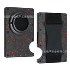 Red forged carbon Air tag (strap)