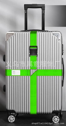 Luggage case strap cross-shaped packing belt lock buckle fixed shipping travel box durable thickened reinforced binding belt