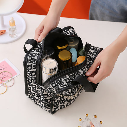 New Houndstooth Cosmetic Bag Large Capacity Ins Style Satchel Cosmetic Cosmetics Bag Satchel Travel Toiletry Bag